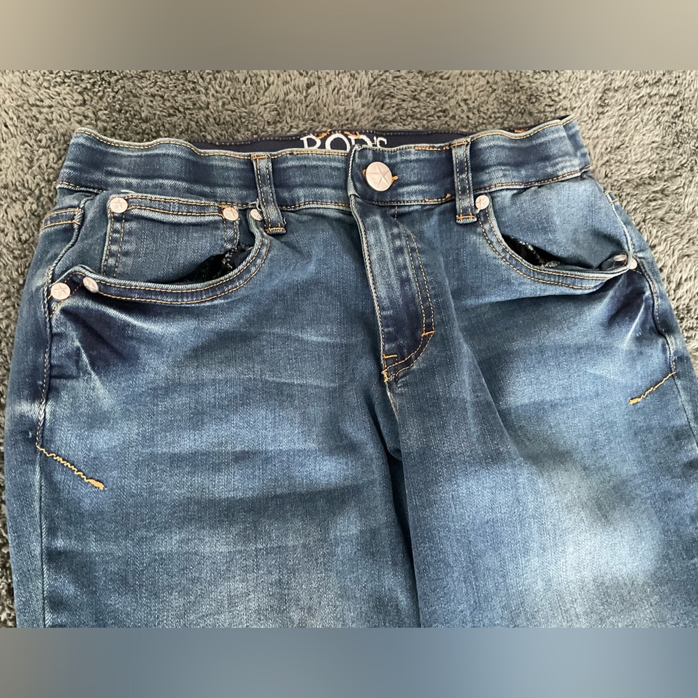 Rod’s True Western jeans.